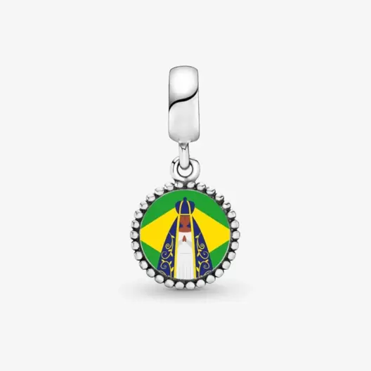 Oferta de Charm Prata Pendente Nossa Senhora - Coleção Brasil por R$599 em Pandora