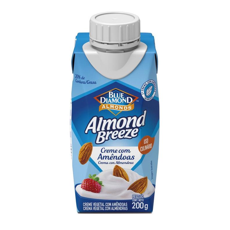 Oferta de Creme Culinário com Amêndoas Blue Diamond Almond Breeze Caixa 200g por R$10,29 em Pão de Açúcar