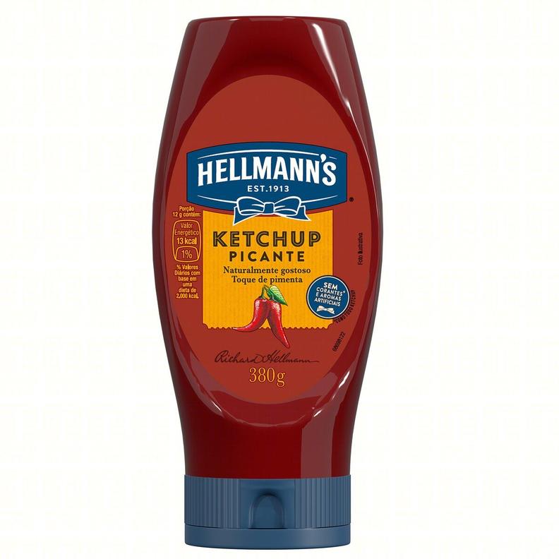 Oferta de Ketchup Hellmann's Picante 380g por R$14,49 em Pão de Açúcar