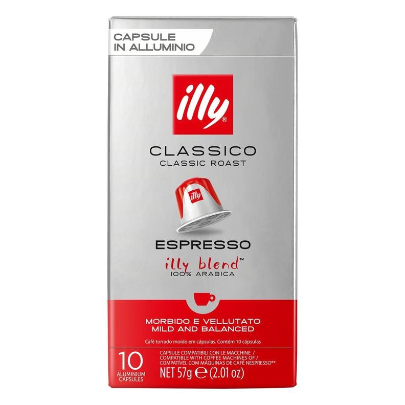 Oferta de Café em Cápsula Torrado e Moído Clássico Espresso Illy Caixa 57g 10 Unidades por R$28,99 em Pão de Açúcar