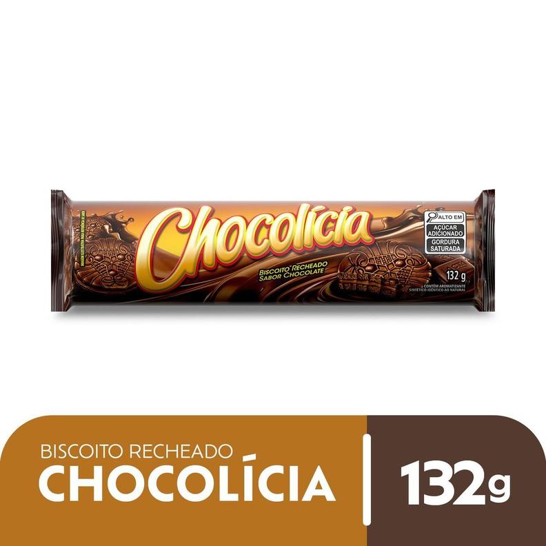 Oferta de Biscoito Recheado Chocolícia 132g por R$6,99 em Pão de Açúcar