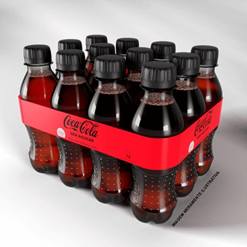 Oferta de Coca-Cola Sem Açúcar PET 200ML - Pack com 12 por R$20,28 em Pão de Açúcar