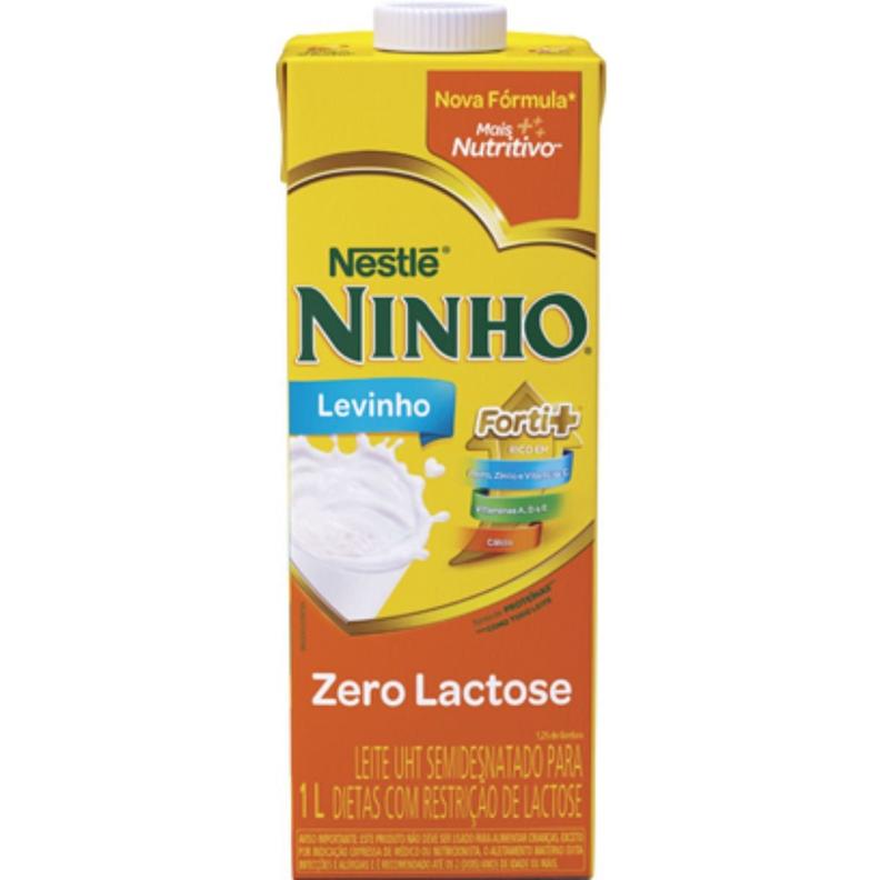 Oferta de Leite Semi Desnatado Ninho Zero Lactose 1 Litro por R$7,29 em Pão de Açúcar