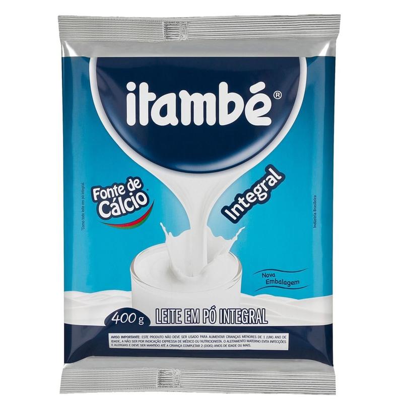 Oferta de Leite em Pó Integral Tradicional ITAMBÉ Pacote 400g por R$18,99 em Pão de Açúcar