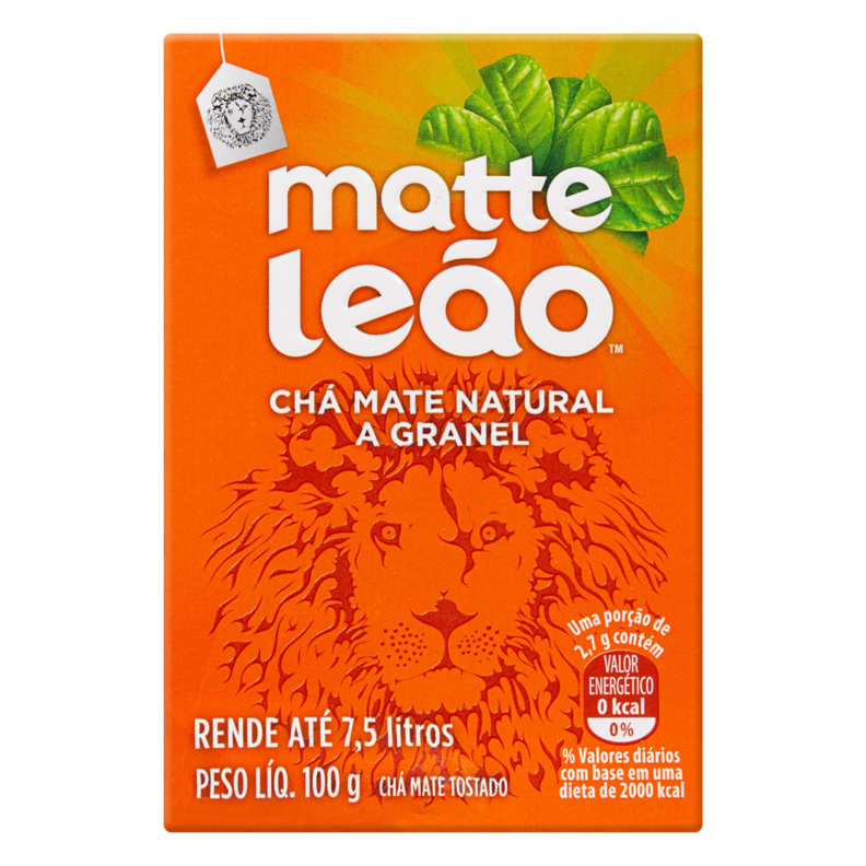 Oferta de Chá Matte Natural LEÃO Caixa 100g por R$6,79 em Pão de Açúcar