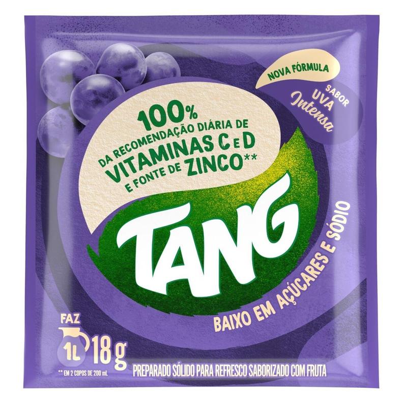 Oferta de Refresco em Pó Tang Uva Intensa 18g por R$1,25 em Pão de Açúcar