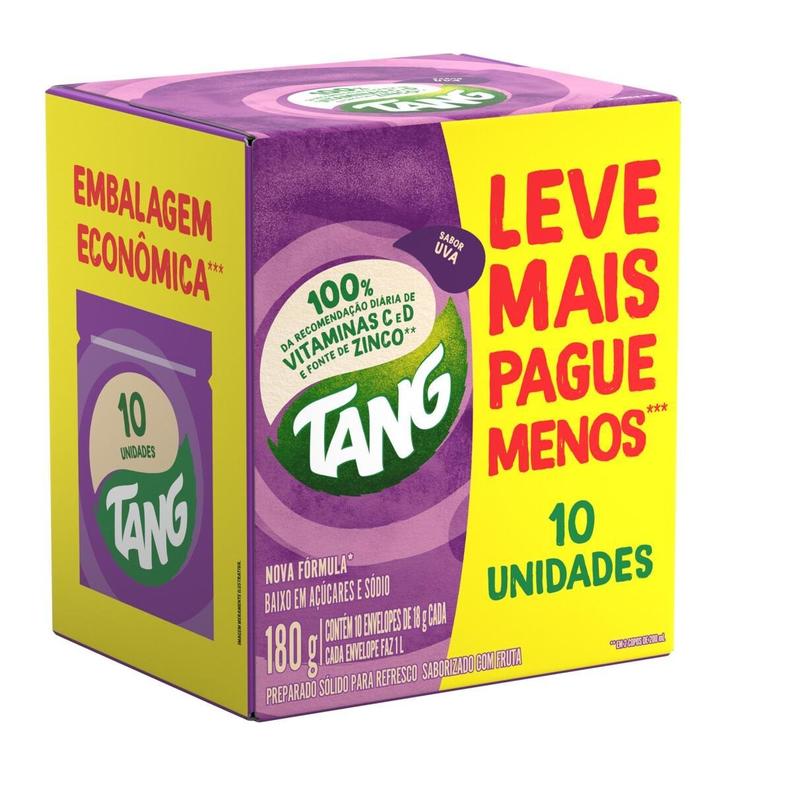 Oferta de Refresco em Pó Tang Uva Leve 10 por Preço Especial por R$10 em Pão de Açúcar