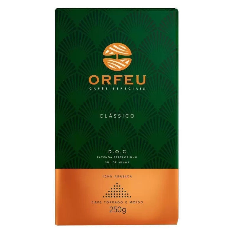 Oferta de Café Torrado E Moído ORFEU Clássico Caixa 250g por R$24,99 em Pão de Açúcar