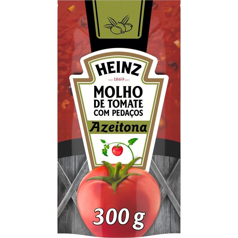 Oferta de Molho de Tomate Azeitona Heinz Pouch 300g por R$4,5 em Pão de Açúcar