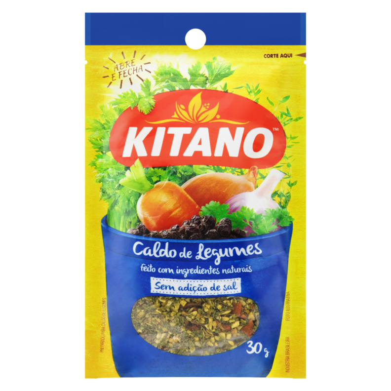 Oferta de Caldo Natural de Legumes KITANO 30g por R$9,39 em Pão de Açúcar