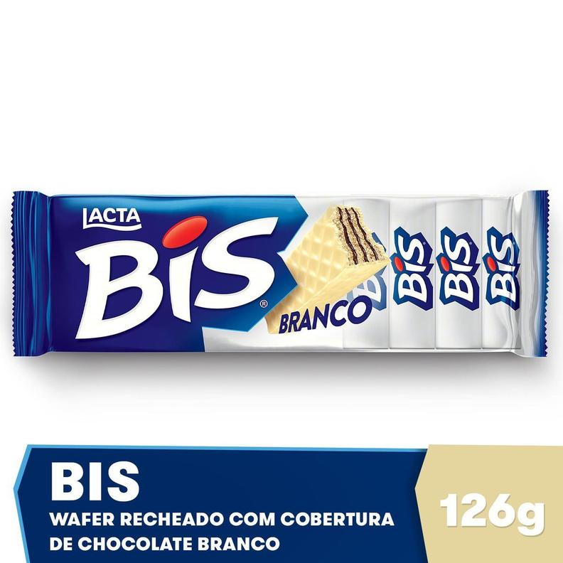 Oferta de Chocolate Bis Branco Laka 126g por R$7,29 em Pão de Açúcar