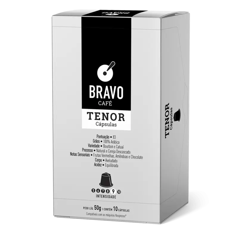 Oferta de Café em Cápsulas BRAVO TENOR 50g com 10 Cápsulas por R$21,99 em Pão de Açúcar