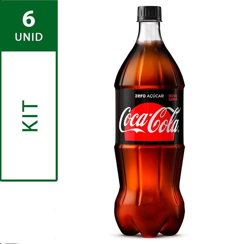 Oferta de Coca-Cola Sem Açúcar PET 1L - Pack com 6 por R$40,74 em Pão de Açúcar