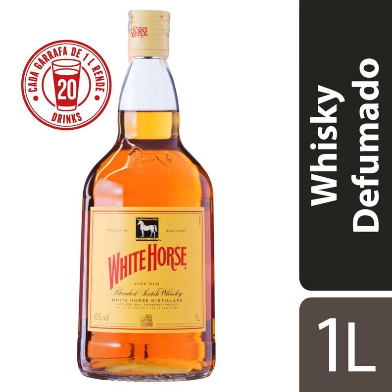 Oferta de Whisky Escocês White Horse 8 Anos 1L por R$79,99 em Pão de Açúcar