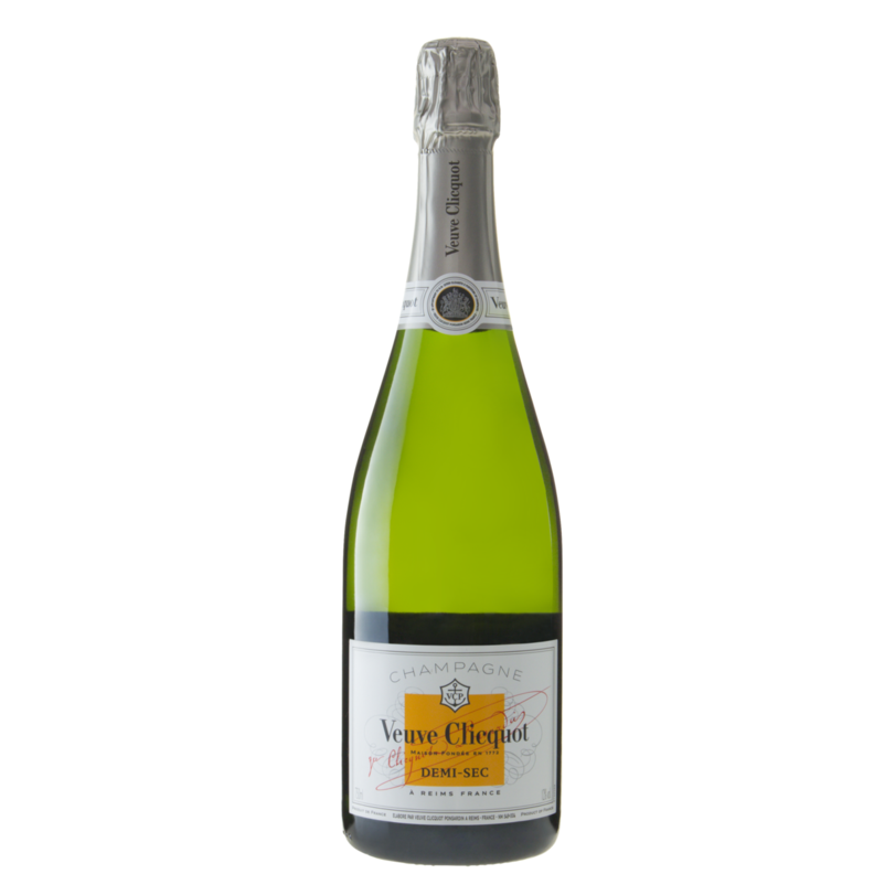 Oferta de Champagne Francês Branco Demi-Sec Veuve Clicquot Pinot Noir Pinot Meunier Chardonnay Reims Garrafa 750ml por R$499,99 em Pão de Açúcar