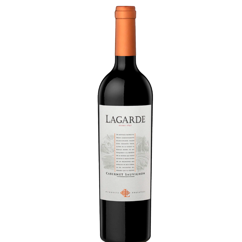 Oferta de Vinho Argentino Tinto Cabernet Sauvignon LAGARDE  Garrafa 750ml  por R$159,99 em Pão de Açúcar