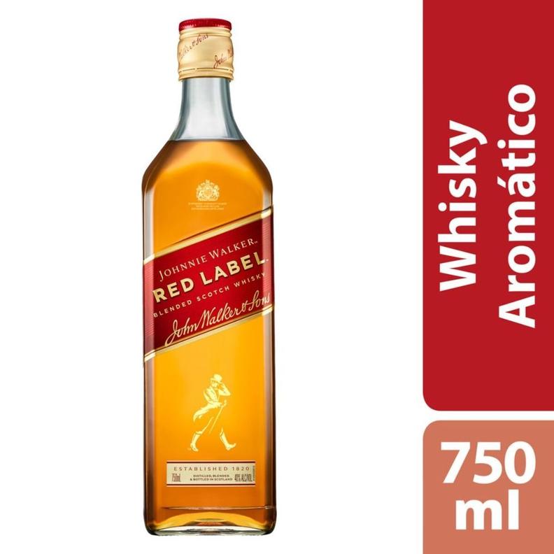 Oferta de Whisky Johnnie Walker Red Label 750ml por R$87,99 em Pão de Açúcar