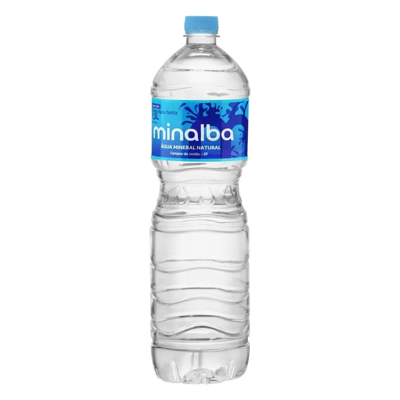 Oferta de Água Mineral Natural sem Gás Minalba Garrafa 1,5l por R$3,49 em Pão de Açúcar