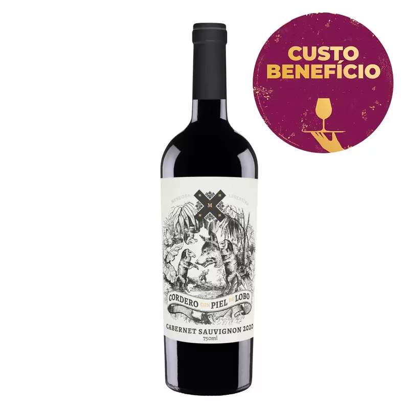 Oferta de Vinho Cordero con Piel de Lobo Cabernet Sauvignon 750ml por R$39,99 em Pão de Açúcar