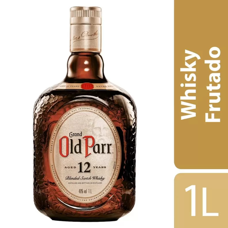 Oferta de Whisky Escocês Old Parr 12 Anos Garrafa 1 Litro por R$179,99 em Pão de Açúcar