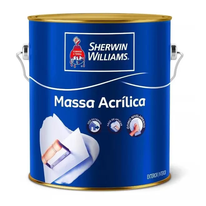 Oferta de Massa Acrílica Sherwin-Williams 6kg 8410101 (MP) por R$60 em Lojas Bemol