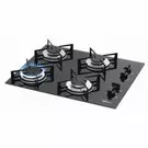 Oferta de Cooktop 4 bocas Fischer 1519 Gás Mesa de vidro - Preto por R$499 em Lojas Becker