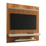 Oferta de Painel para TV Até 60 Polegadas Leme 2 Prateleiras Naturalle/Off White - Móveis Bechara por R$689 em Liliani