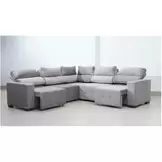 Oferta de Estofado Qualito Premium Retratil Canto 3/3 Lugares por R$4199 em Liliani