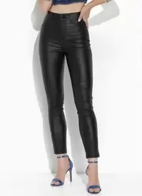 Oferta de Sawary Jeans - Calça Preta em Sarja por R$199,99 em Posthaus