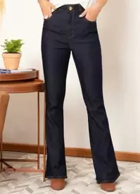 Oferta de Quintess - Calça Jeans Flare com Vinco por R$139,99 em Posthaus