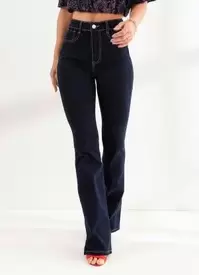 Oferta de Sawary Jeans - Calça em Jeans Escuro por R$149,99 em Posthaus