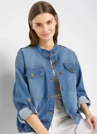 Oferta de Bonprix - Jaqueta Azul Médio em Jeans por R$159,99 em Posthaus