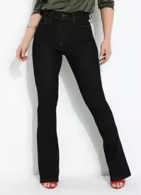 Oferta de Sawary Jeans - Calça Jeans Escura Super Lipo Boot Cut Sawary por R$209,99 em Posthaus