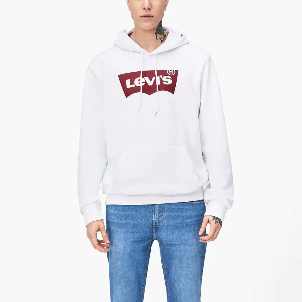 Oferta de Moletom Levi’s com Capuz Graphic PO Hoodie T3 Branco por R$429,9 em Levi's