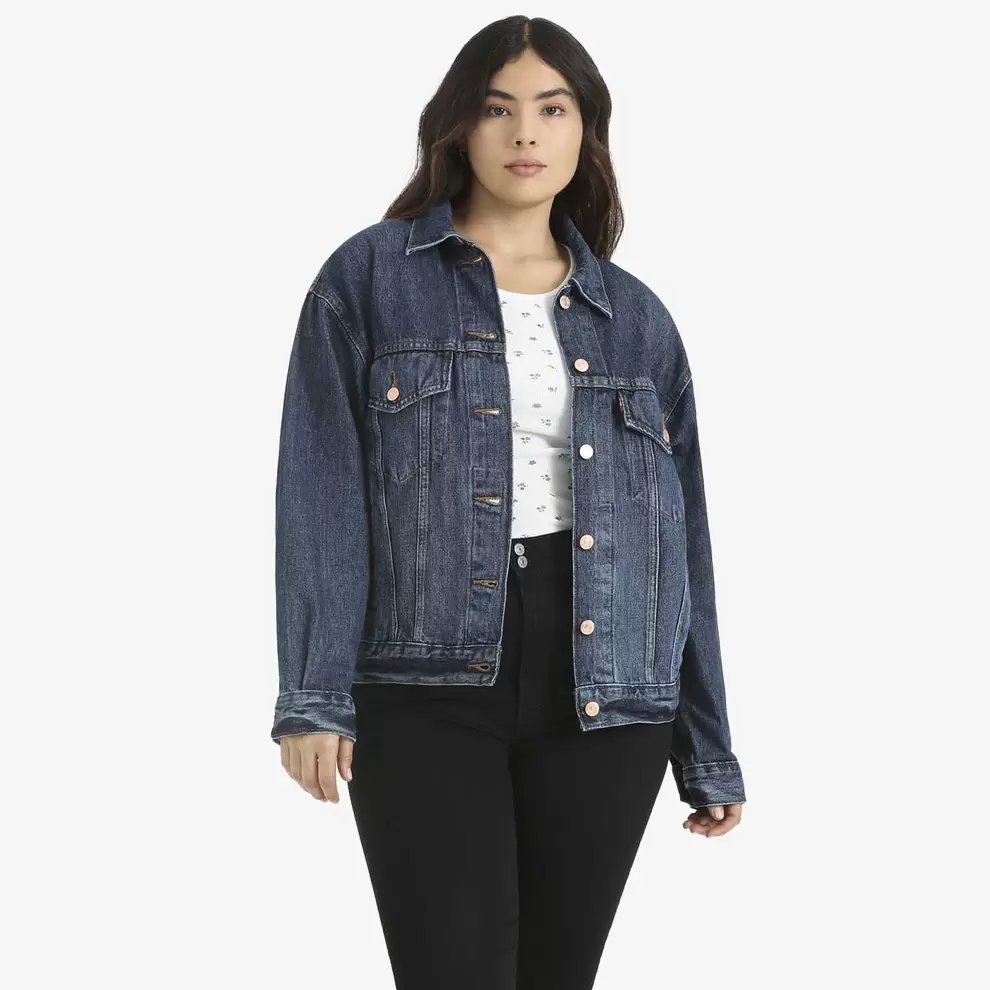 Oferta de Jaqueta Jeans Levi's® 90S Trucker Lavagem Escura por R$699,9 em Levi's