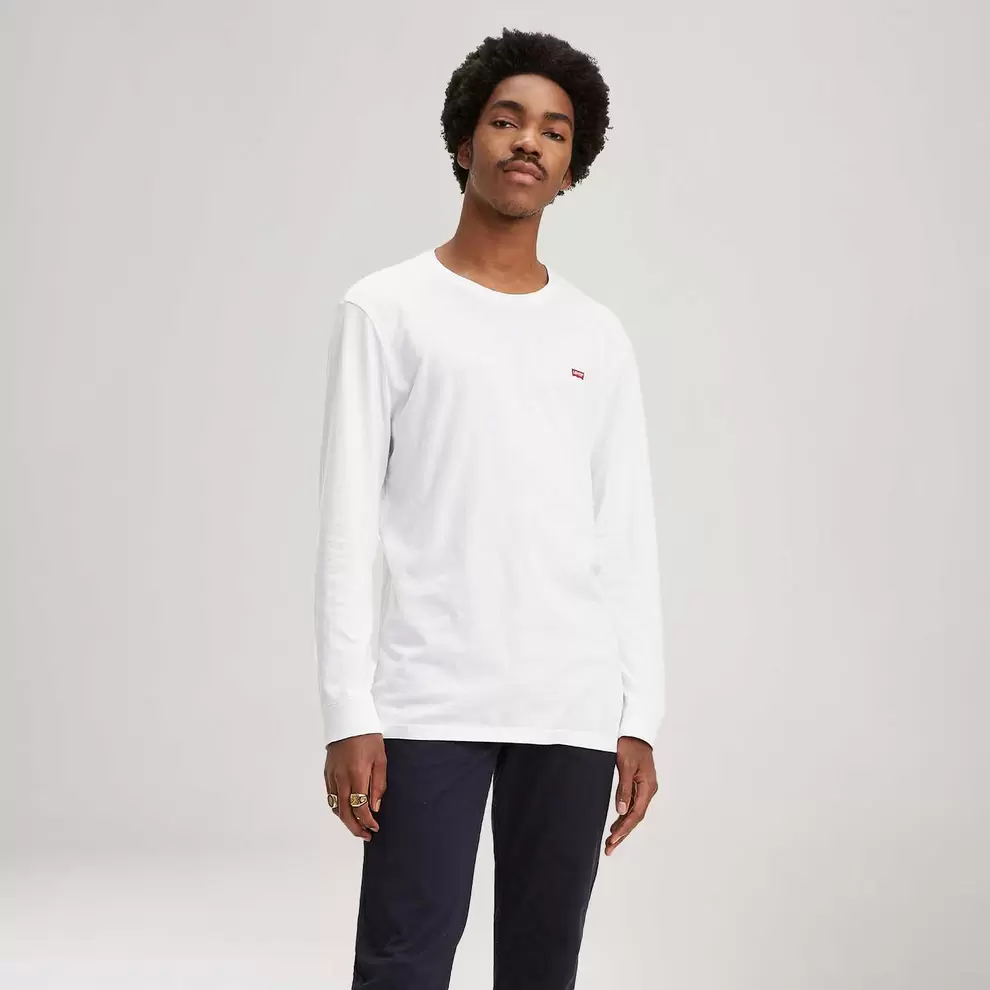Oferta de Blusa Levi's® Original Housemark Branca Manga Longa por R$229,9 em Levi's