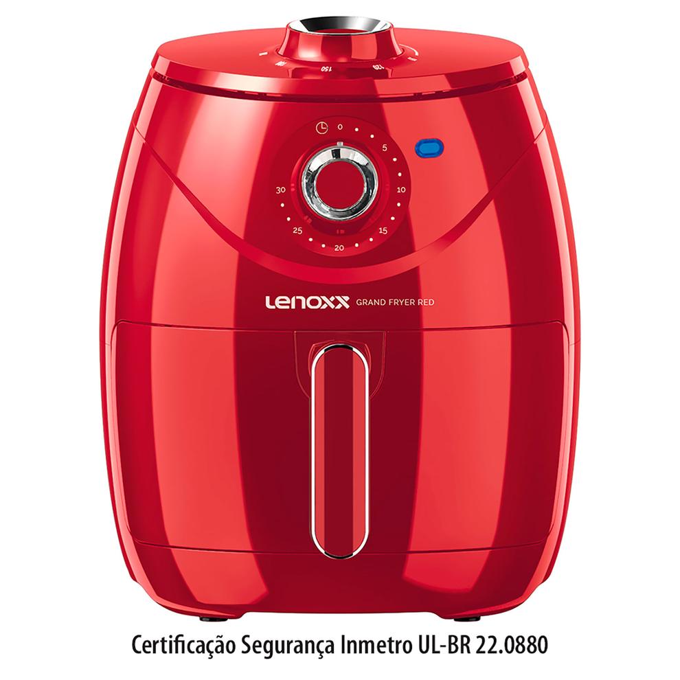 Oferta de Fritadeira Elétrica 4l Grand Fryer Vermelha - Lenoxx por R$475 em Preçolândia