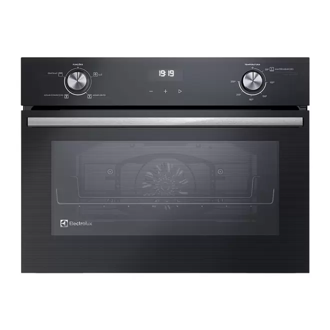 Oferta de Forno de Embutir Electrolux Elétrico 50L Efficient com PerfectCook360 Preto (OE4EH) por R$1699 em Preçolândia