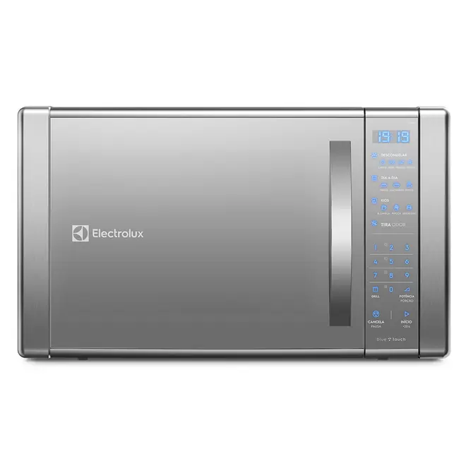 Oferta de Micro-ondas Electrolux 31L cor Inox Espelhado com Função Grill e Painel Blue Touch (ME41X) por R$1349 em Preçolândia