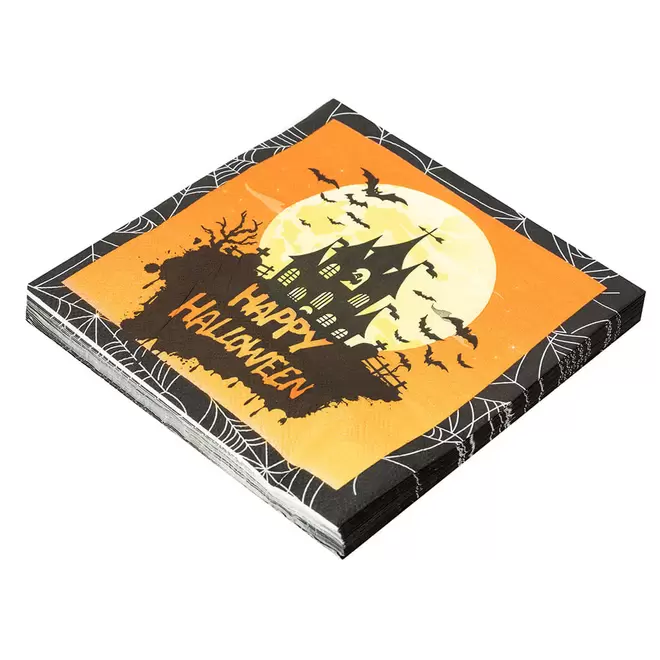 Oferta de Guardanapo de Papel Halloween 33x33cm Teias - Silver Plastic por R$14,9 em Preçolândia