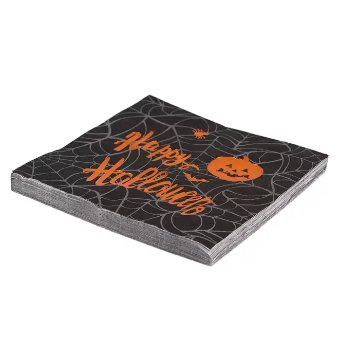 Oferta de Guardanapo Papel Hallowwen 33x33cm Teias - Silver Plastic por R$19,9 em Preçolândia