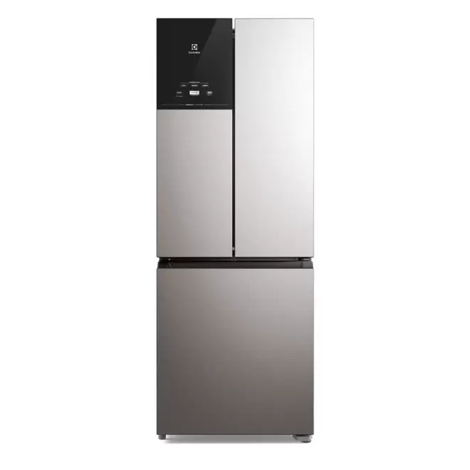 Oferta de Geladeira Electrolux Frost Free Inverter 480L Efficient AutoSense 3 Portas Inox Look (IM7S) por R$6499 em Preçolândia