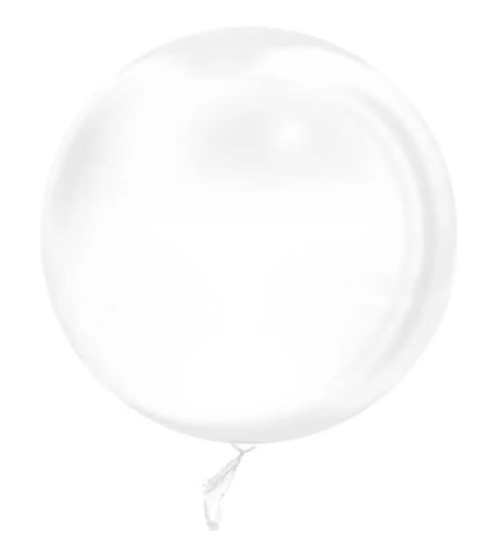 Oferta de Balão de Festa Bolha Cristal 24 Polegadas Cristal - Silver Plastic por R$9,9 em Preçolândia