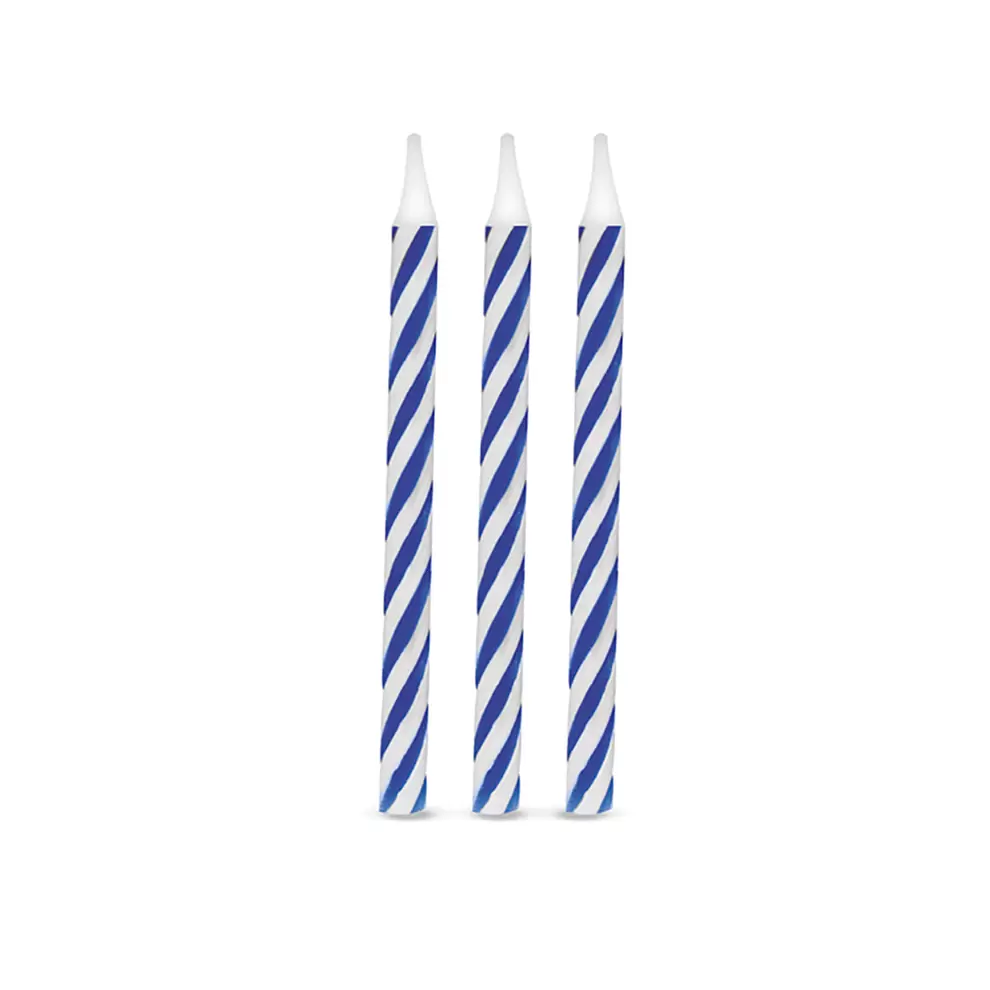 Oferta de Vela Palitinho Espiral Azul - Silver Plastic por R$3,9 em Preçolândia