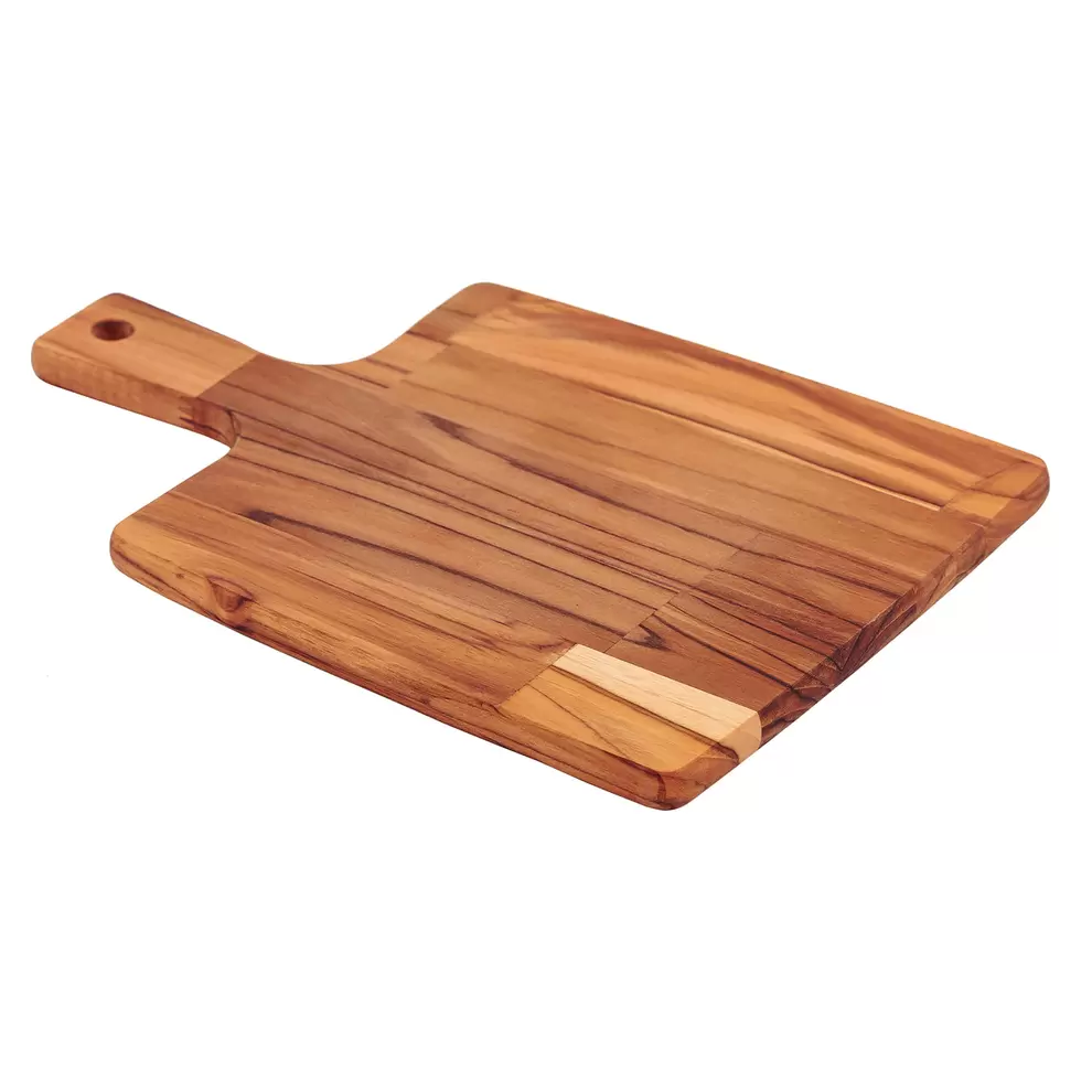 Oferta de Tábua de Corte Retangular Kitchen Madeira Teca 34x23,3cm - Tramontina por R$74,9 em Preçolândia