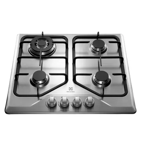 Oferta de Cooktop 4 Bocas Electrolux a Gás Inox com Tripla Chama (GT60X) por R$949 em Preçolândia