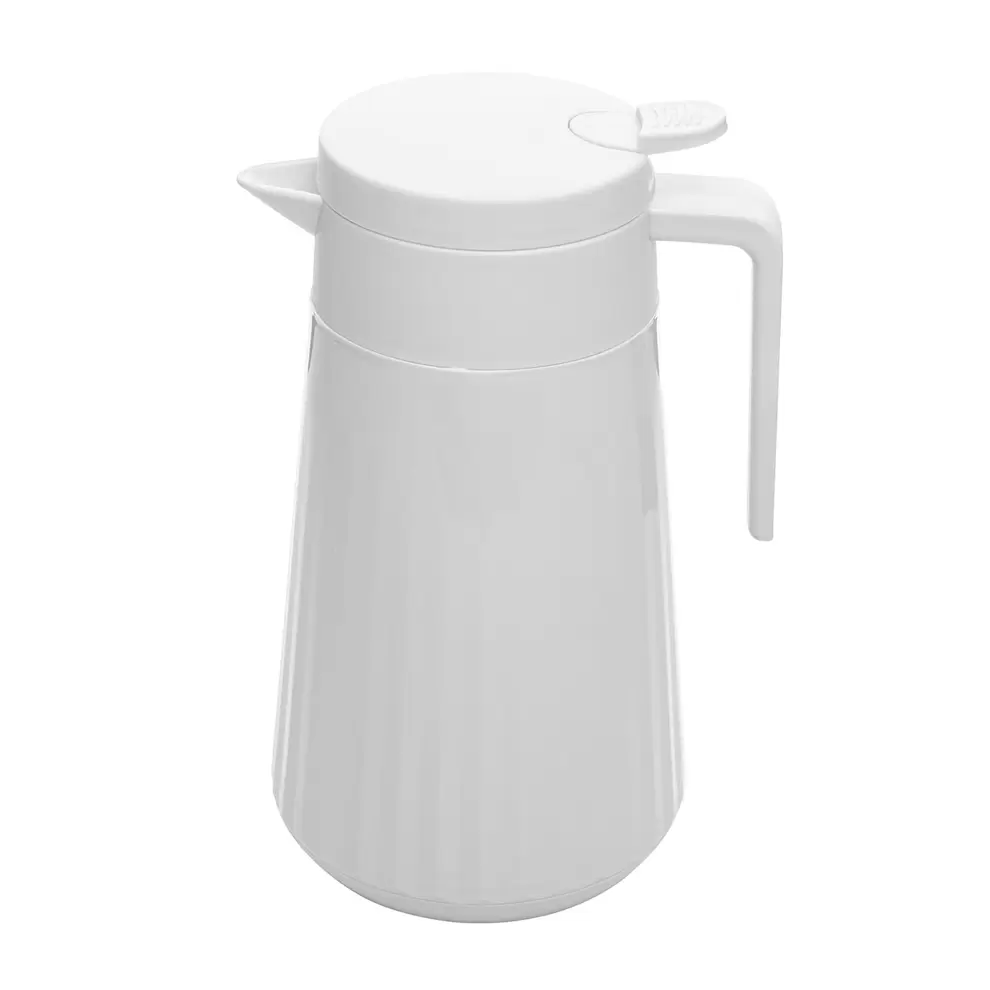 Oferta de Garrafa Térmica Unique 1l Branca - Lyor por R$74,9 em Preçolândia