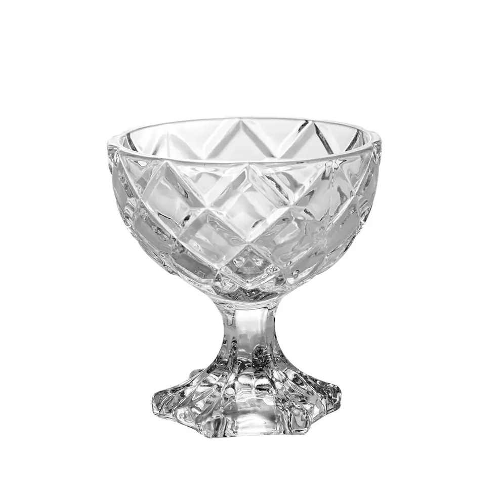 Oferta de Taça de Sobremesa De Vidro Deli Diamante 170mL - Lyor por R$12,9 em Preçolândia