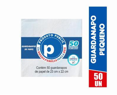 Oferta de Guardanapo Public Pequeno 23x22 com 50 por R$2,49 em Public Supermercados