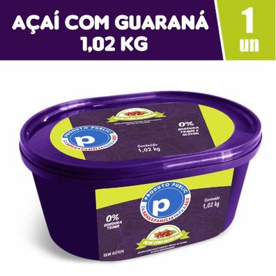 Oferta de Açaí Public 1,02kg Tradicional por R$11,99 em Public Supermercados